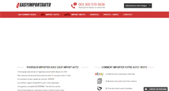 Desktop Screenshot of easyimportauto.com